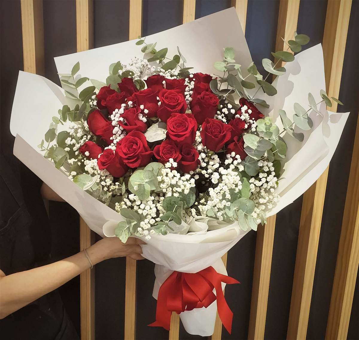 Big Red Rose Bouquet