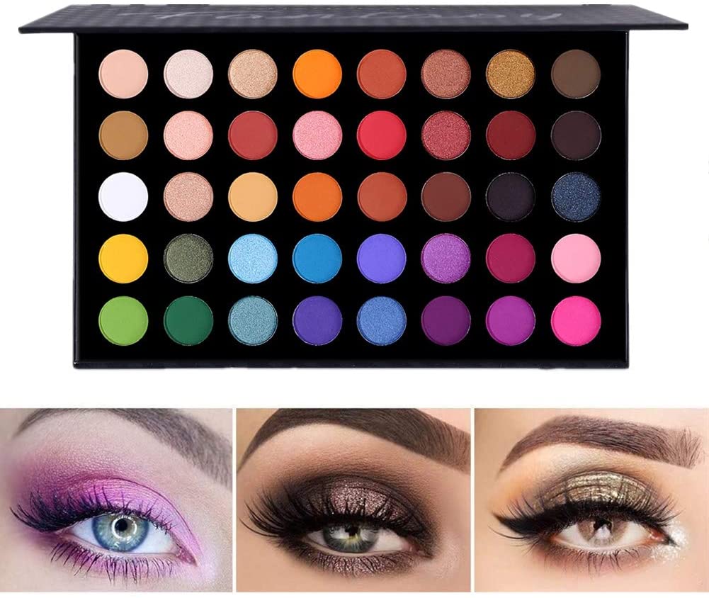 metallic eyeshadow palette