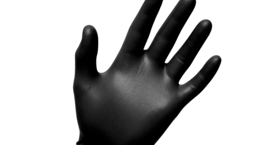 black nitrile gloves